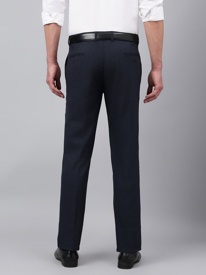 men-navy-micro-check-standard-fit-solid-formal-trouser-rlss24f-0014-navy