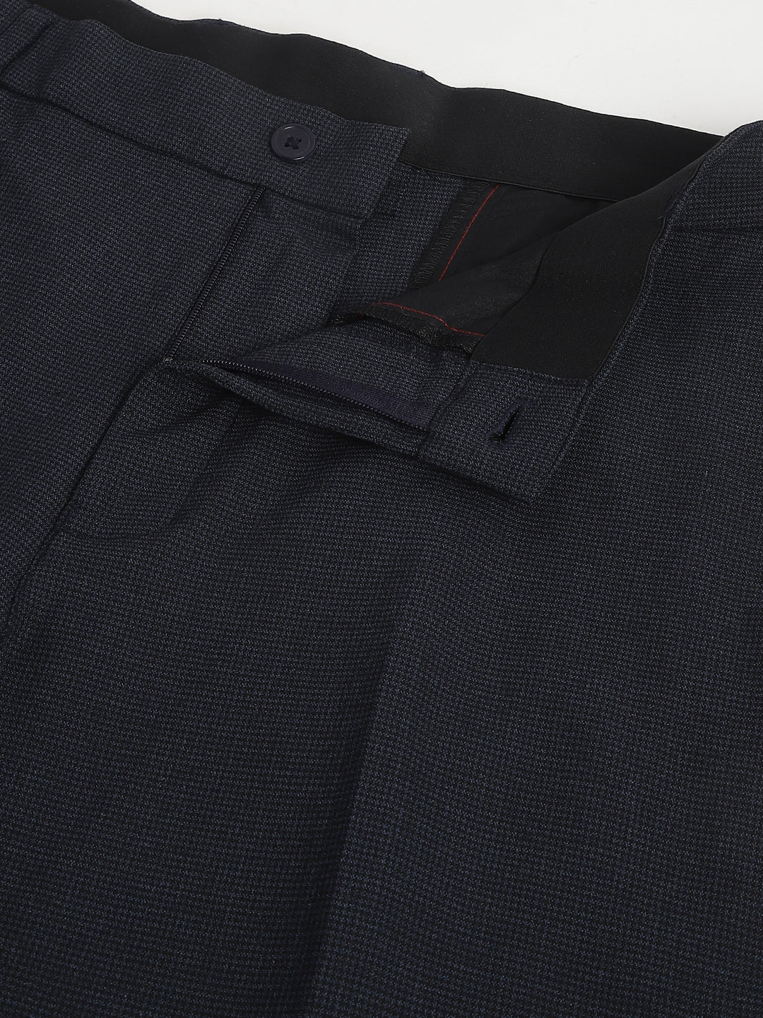 men-navy-micro-check-standard-fit-solid-formal-trouser-rlss24f-0014-navy