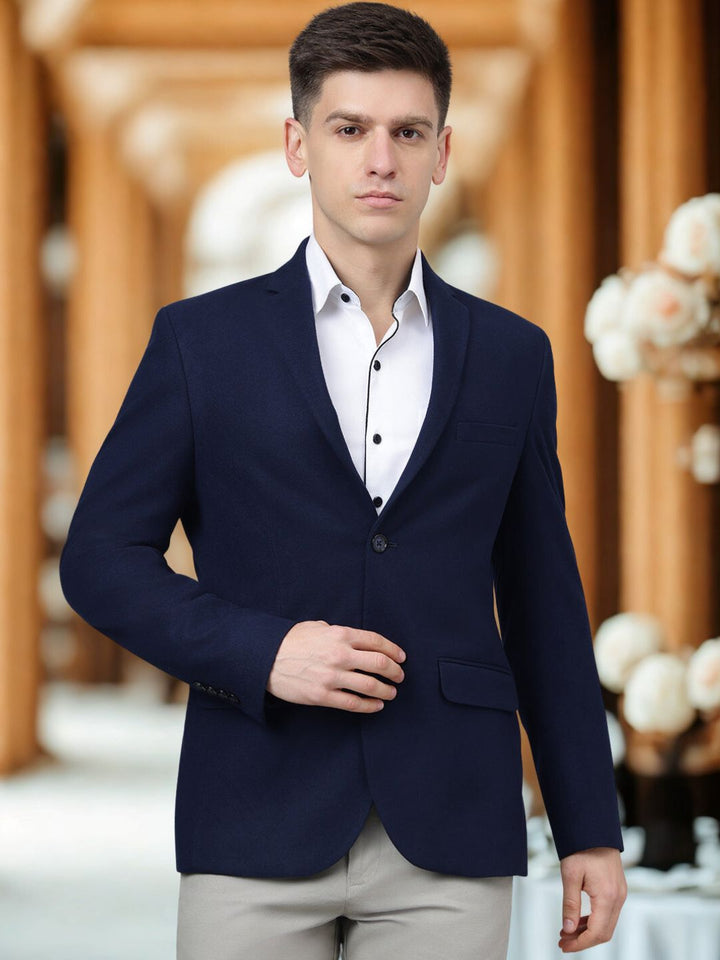 Men’s Classic Navy Blue Blazer