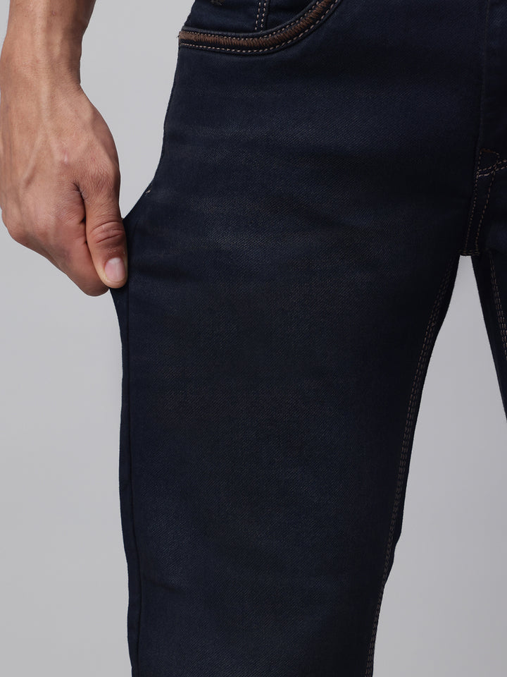 Men Brown Tint Denim Jeans Style Meets Comfort