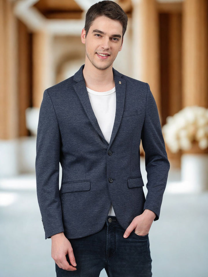 Men’s Navy Blue Casual Blazer
