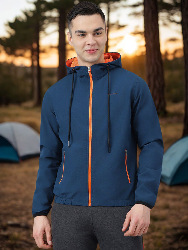 Men's Hooded Windbreaker Jacket