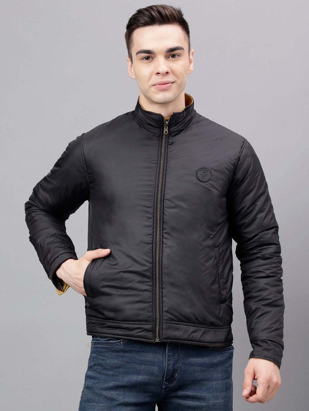 men-khaki-standard-fit-solid-reversible-jacket-rlaw23jkt-0001-khaki