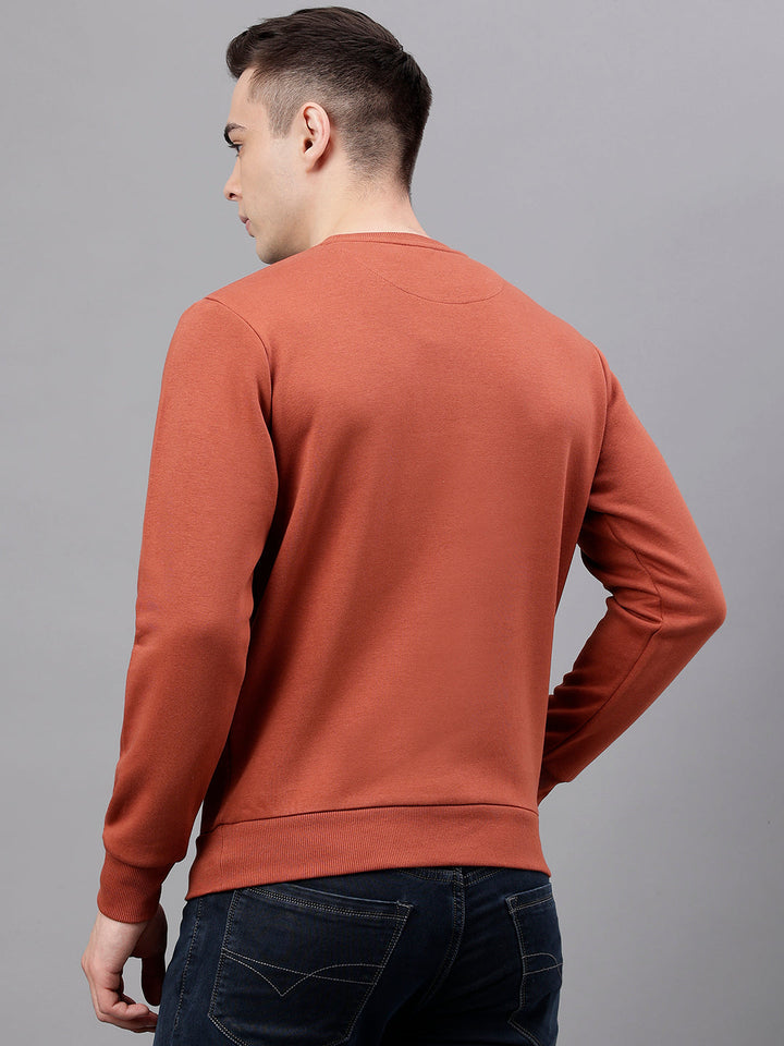 Men Arabian Spice Standard Fit Solid Sweat Shirt