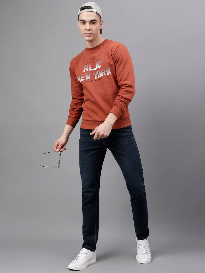 Men Arabian Spice Standard Fit Solid Sweat Shirt