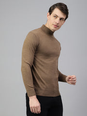 Men Mouse Regular Fit Solid Crew Neck Casual Sweater