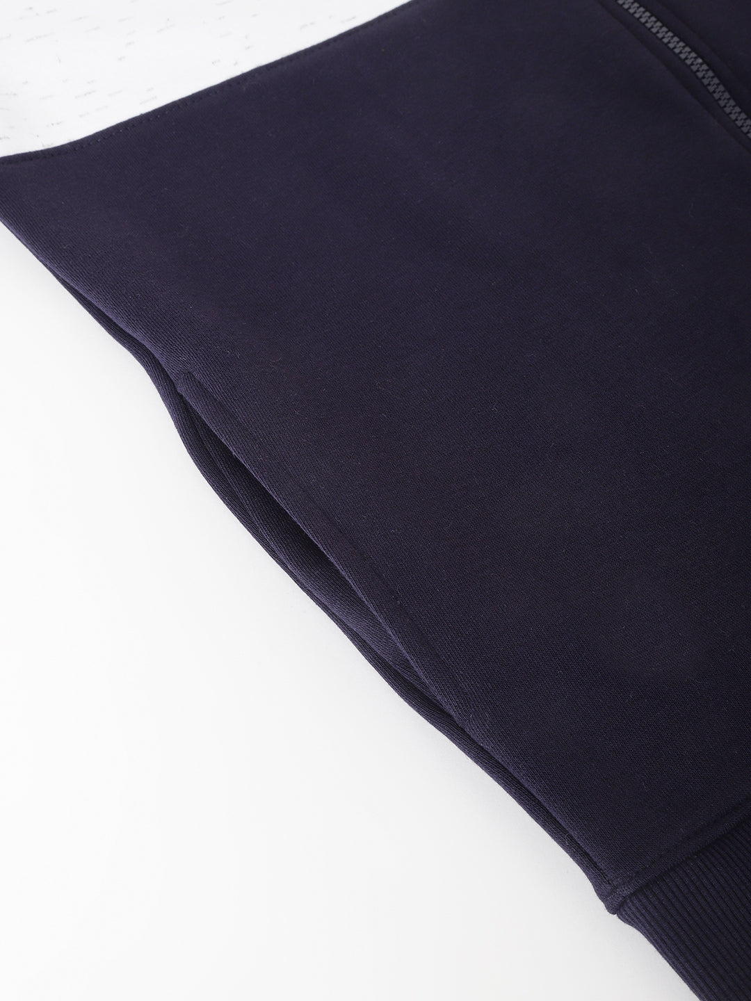 Men Navy Oatmeal Standard Fit Colourblocked Sweat Shirt
