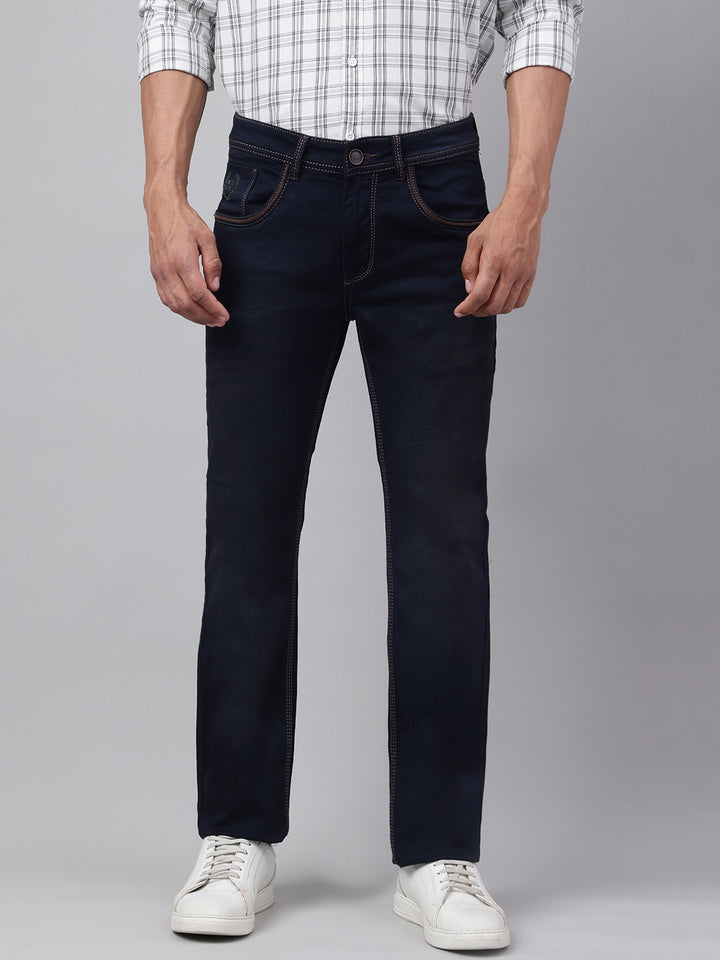 Men Brown Tint Denim Jeans Style Meets Comfort