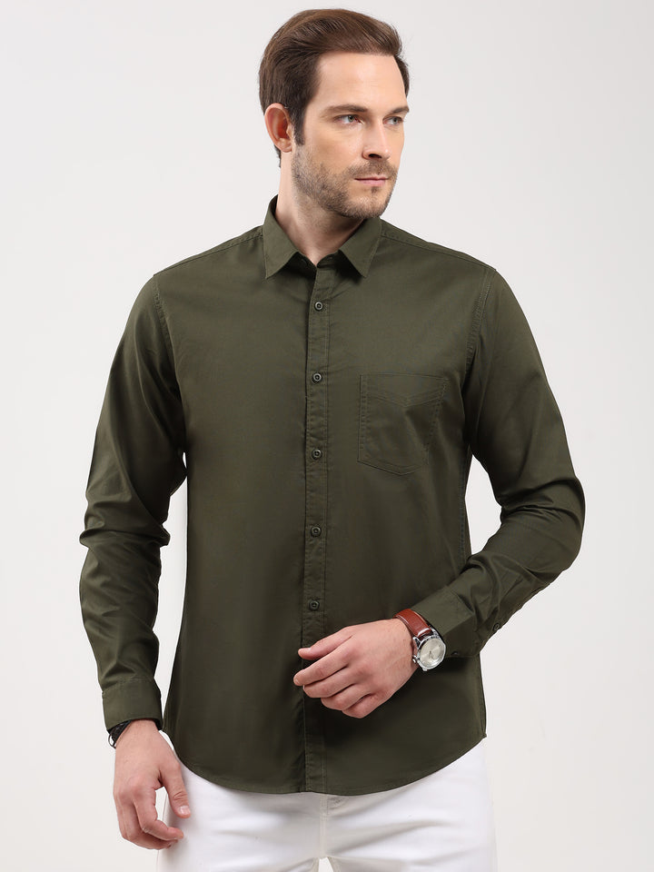 Men's Pure Cotton Casual Shirt