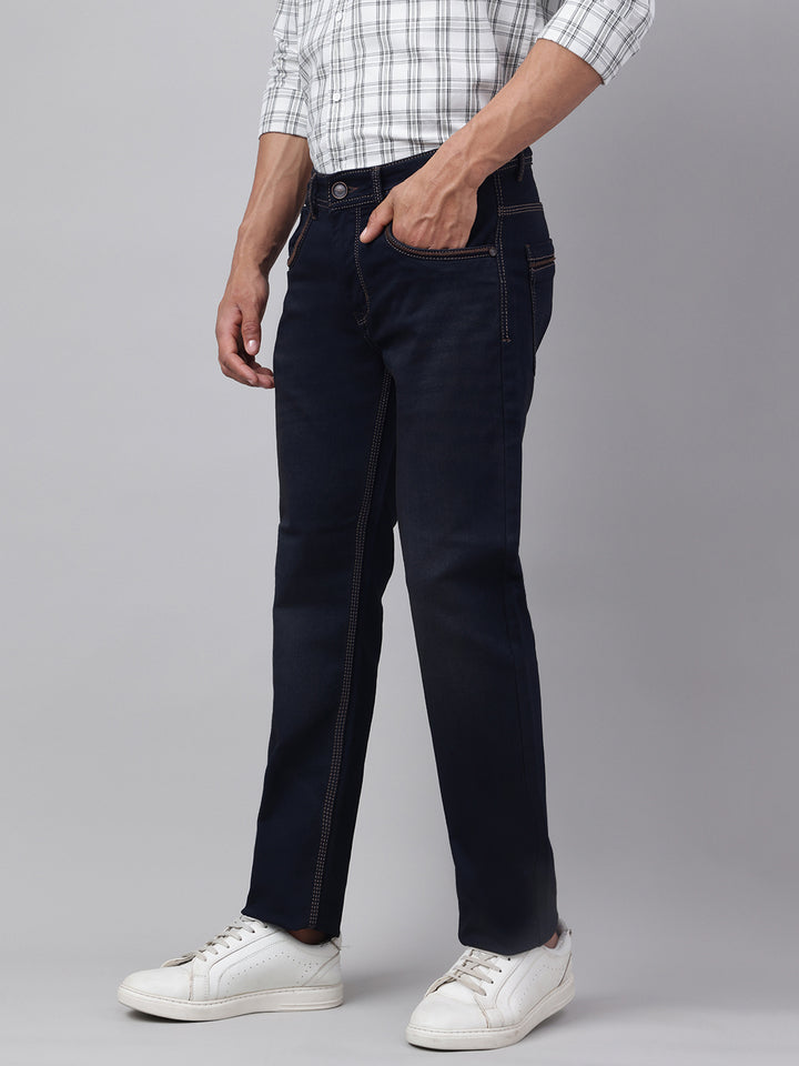 Men Brown Tint Denim Jeans Style Meets Comfort