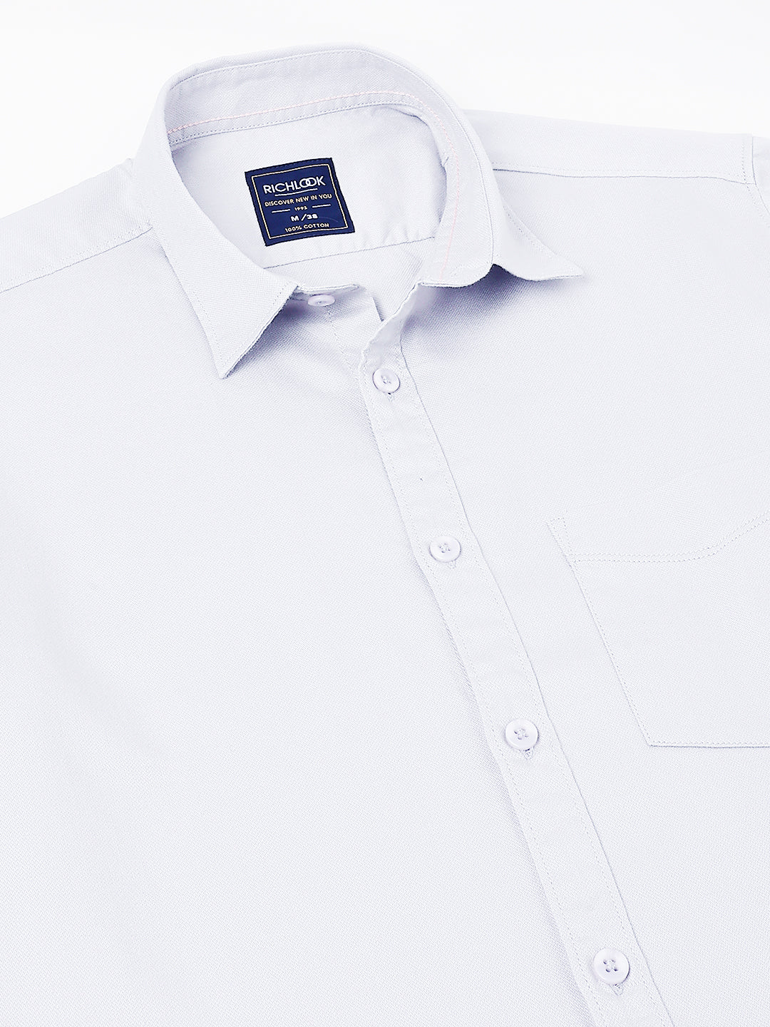Men Steel Grey Casual Shirt Sleek Style Everyday Comfort