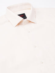 Men Yellow Regular Fit Checkered Formal Shirt