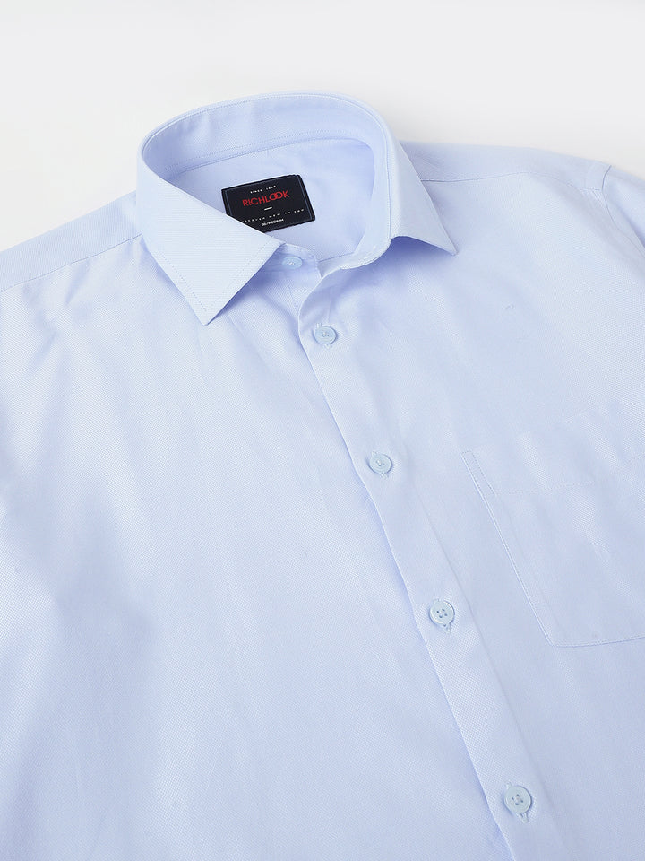 Men Sky Blue Full Sleeve Formal Shirt