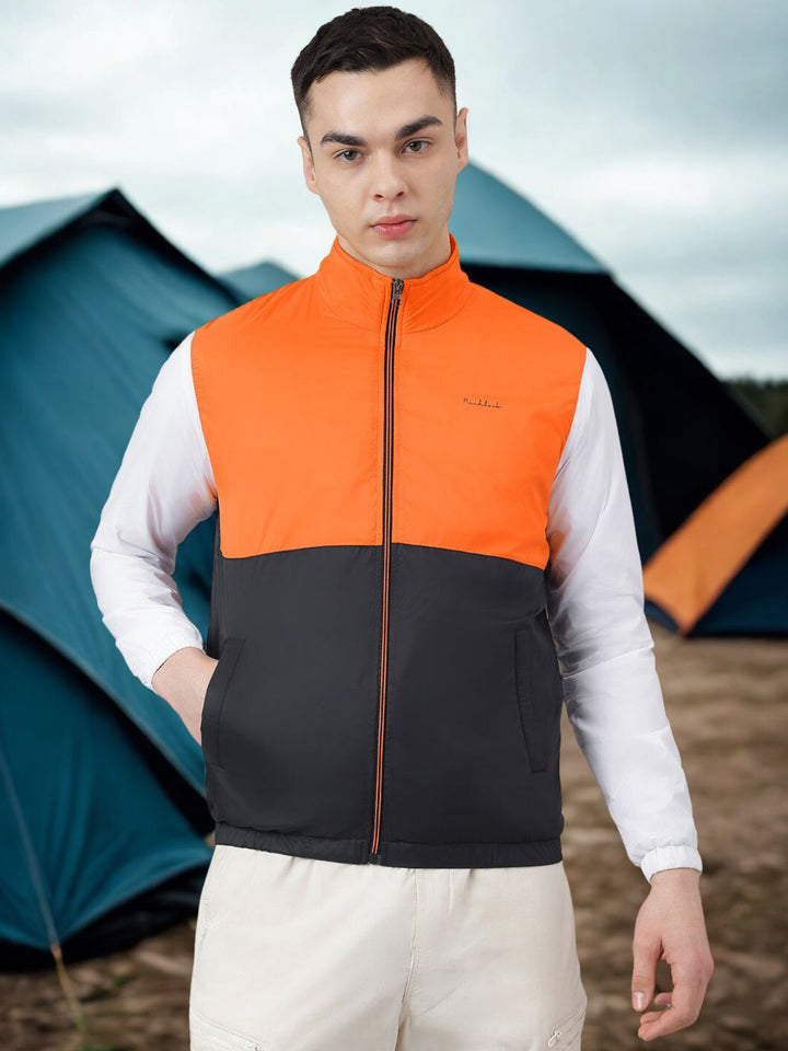 Men's Color blocked Windbreaker Jacket
