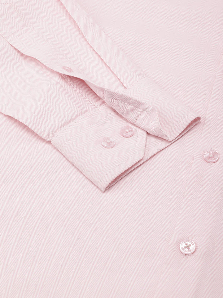 Men Pink Formal Shirt Elegant Style Everyday Comfort