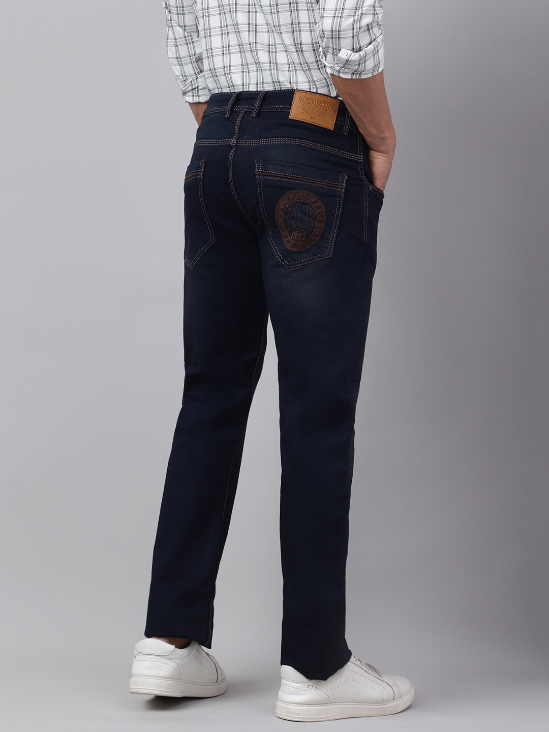 Men Brown Tint Denim Jeans Style Meets Comfort