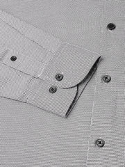 Men Black Regular Fit Solid Formal Shirt