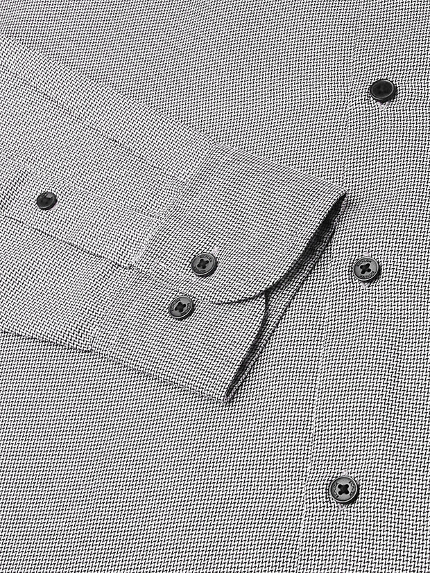 Men Black Regular Fit Solid Formal Shirt