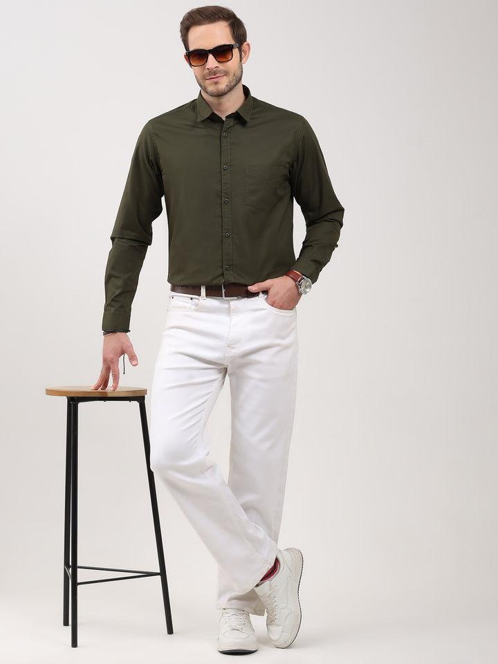 Men's Pure Cotton Casual Shirt