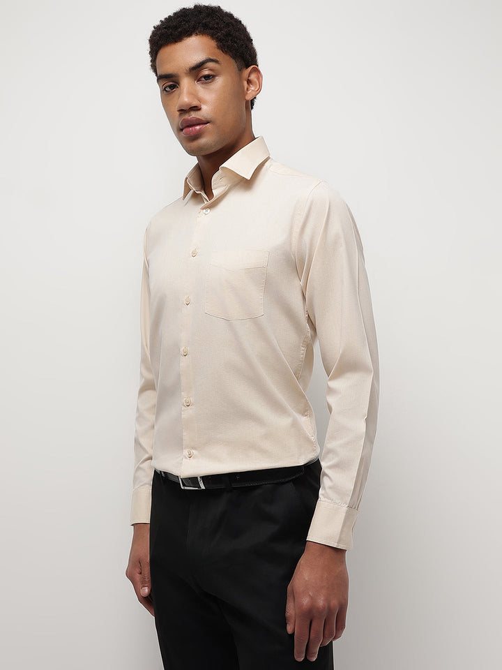 Men Natural Formal Shirt Effortless Elegance All-Day Comfort