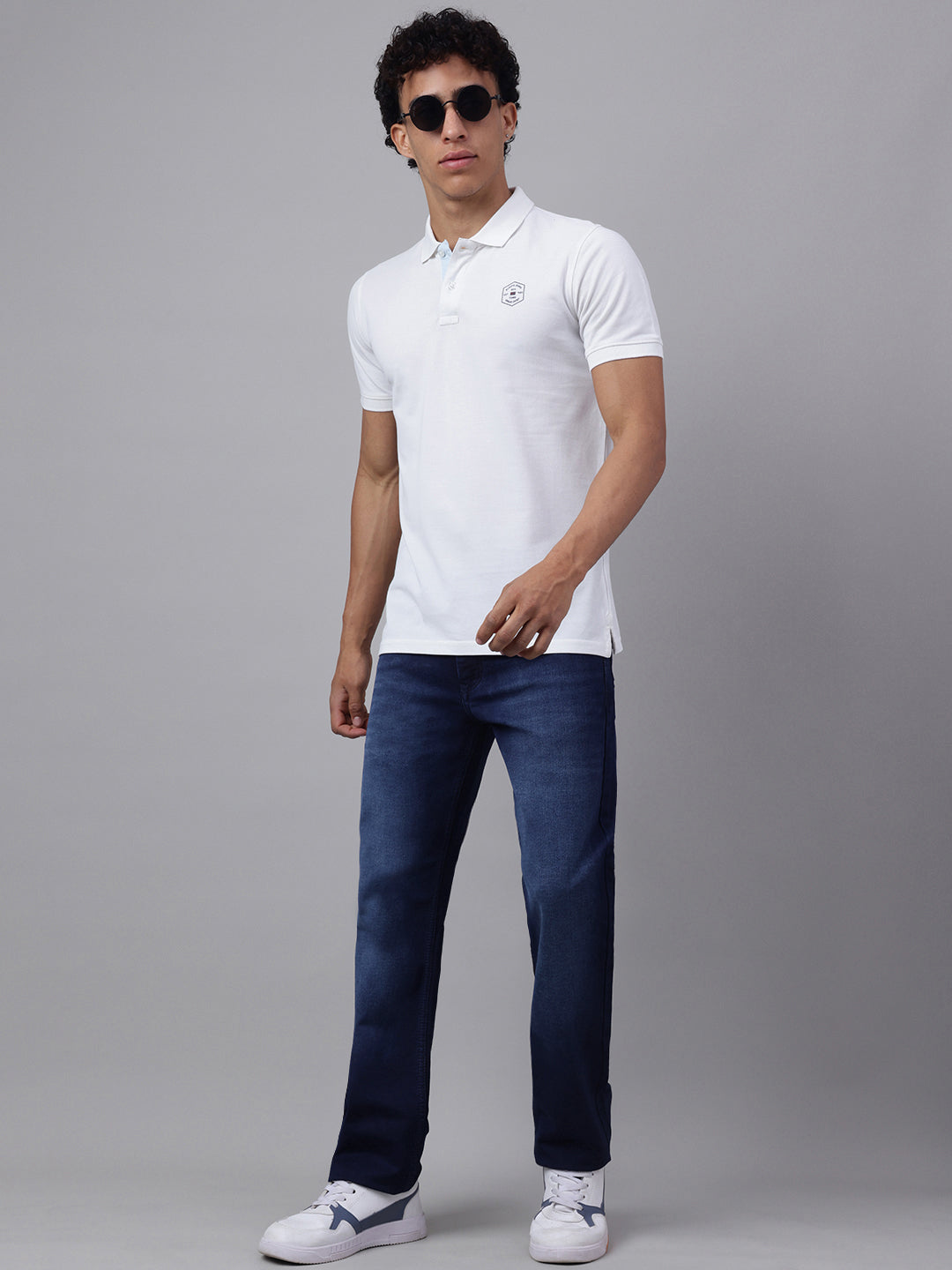 Men Indigo Denim Jeans Effortless Style Everyday Comfort