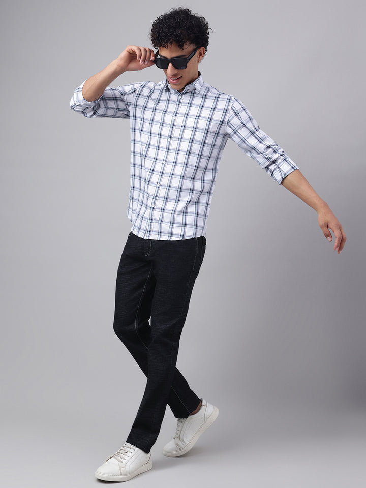 Men's Black Slim Fit Denim Jeans, Bold Look, All-Day Comfort