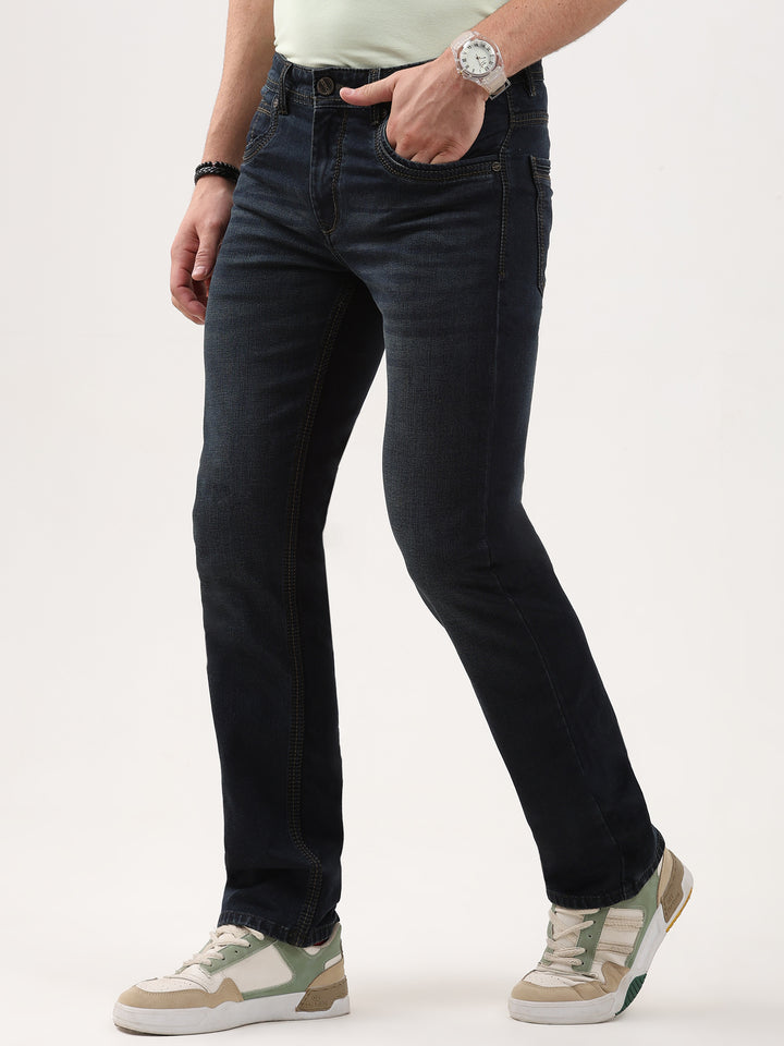 Men’s Tinted Blue Slim Fit Jeans
