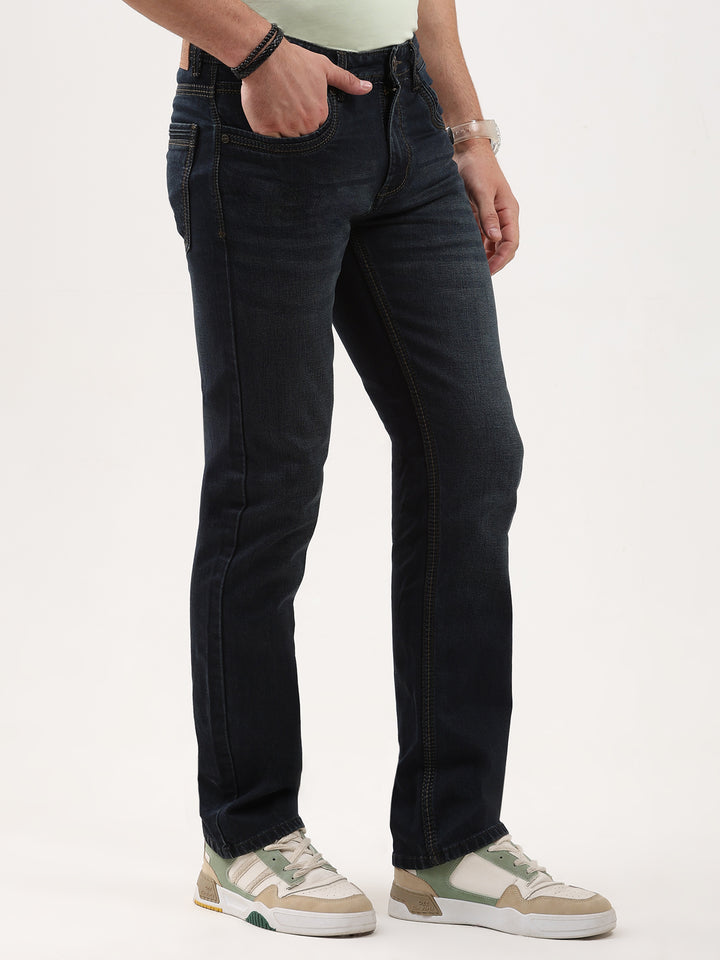 Men’s Tinted Blue Slim Fit Jeans