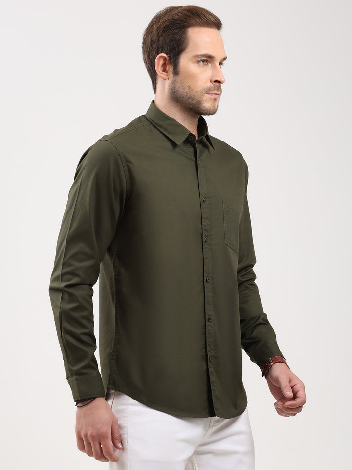 Men's Pure Cotton Casual Shirt