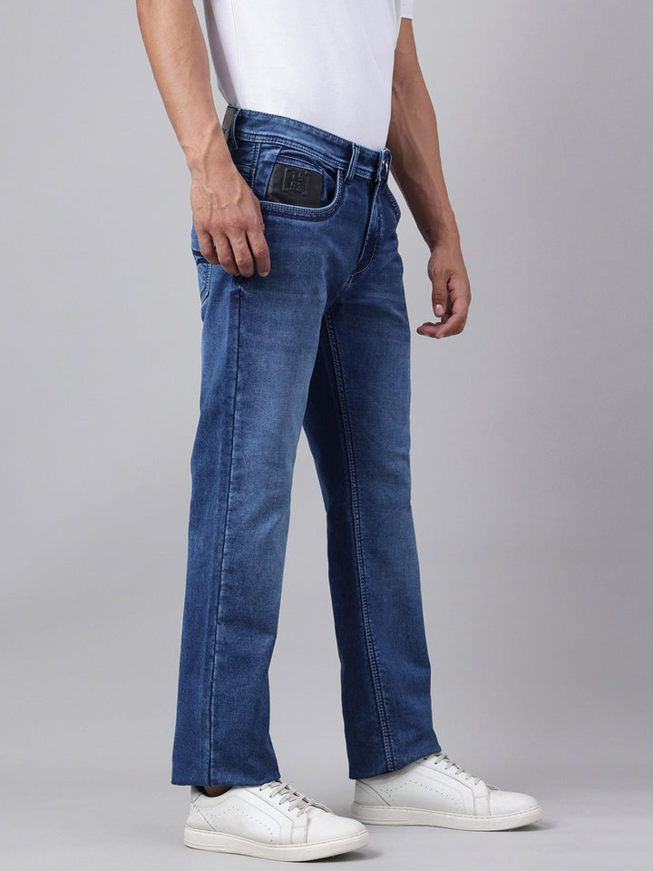 Men Ice Blue Denim Jeans Cool Look Ultimate Comfort