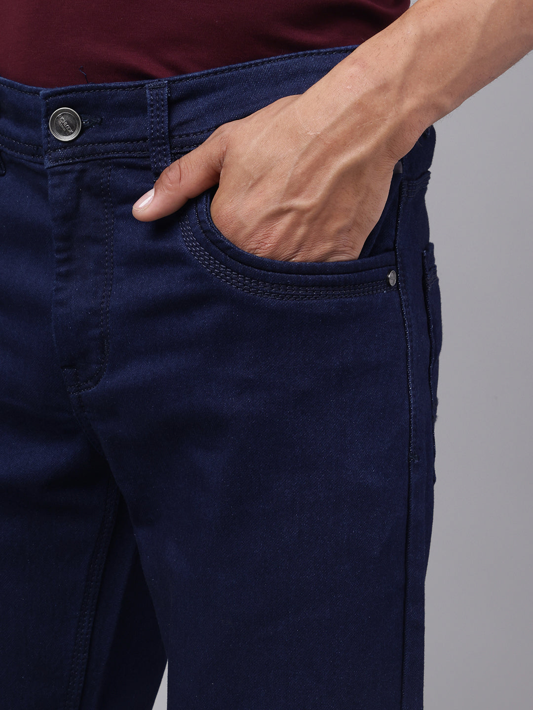 Men Indigo Denim Jeans Timeless Style Ultimate Comfort