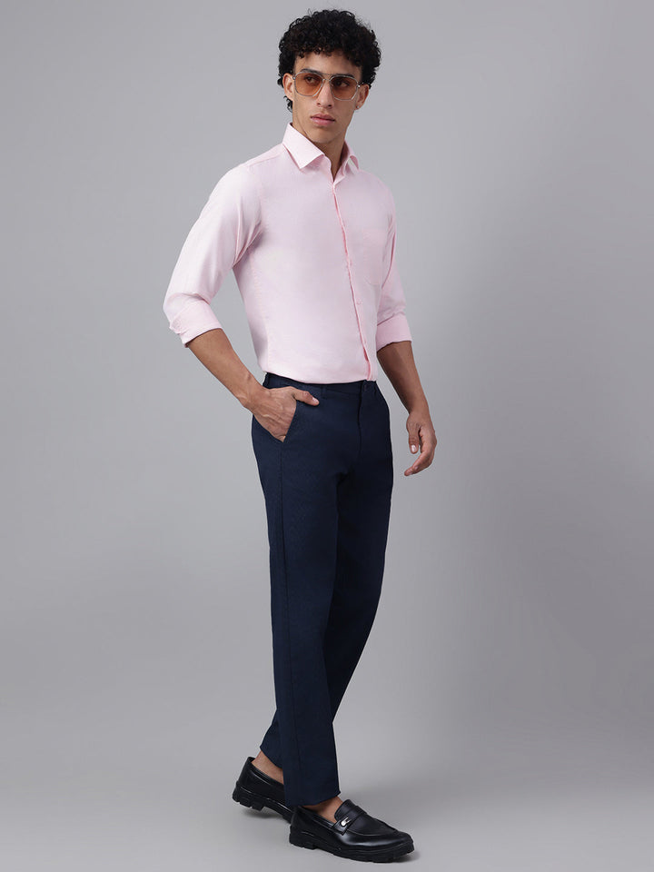 Men Pink Club Wear Shirt Bold Shine Effortless Style