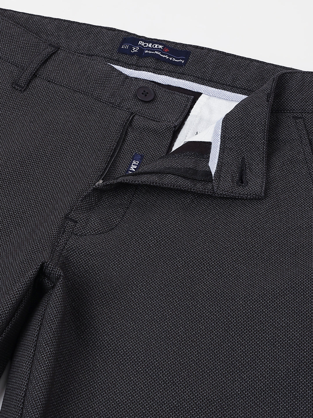Men Black Casual Trousers Timeless Style Everyday Comfort