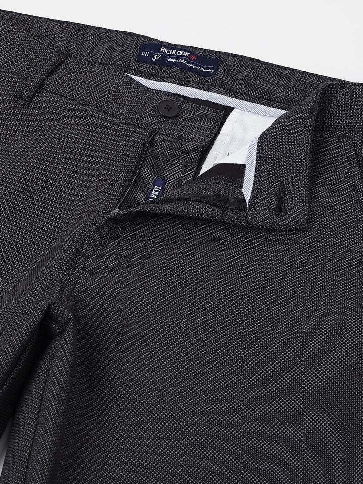 Men Black Casual Trousers Timeless Style Everyday Comfort