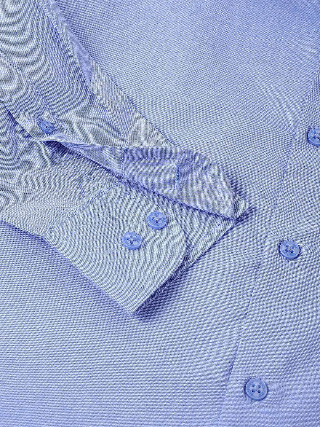 Men Blue Full Sleeve Formal Shirt