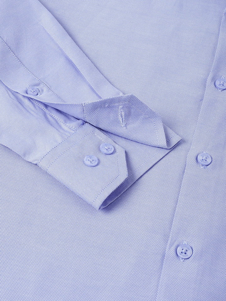 Men Blue Full Sleeve Formal Shirt