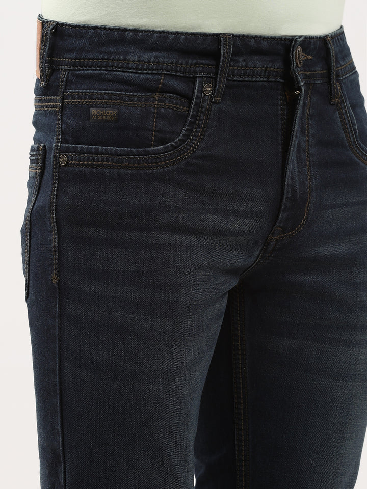 Men’s Tinted Blue Slim Fit Jeans