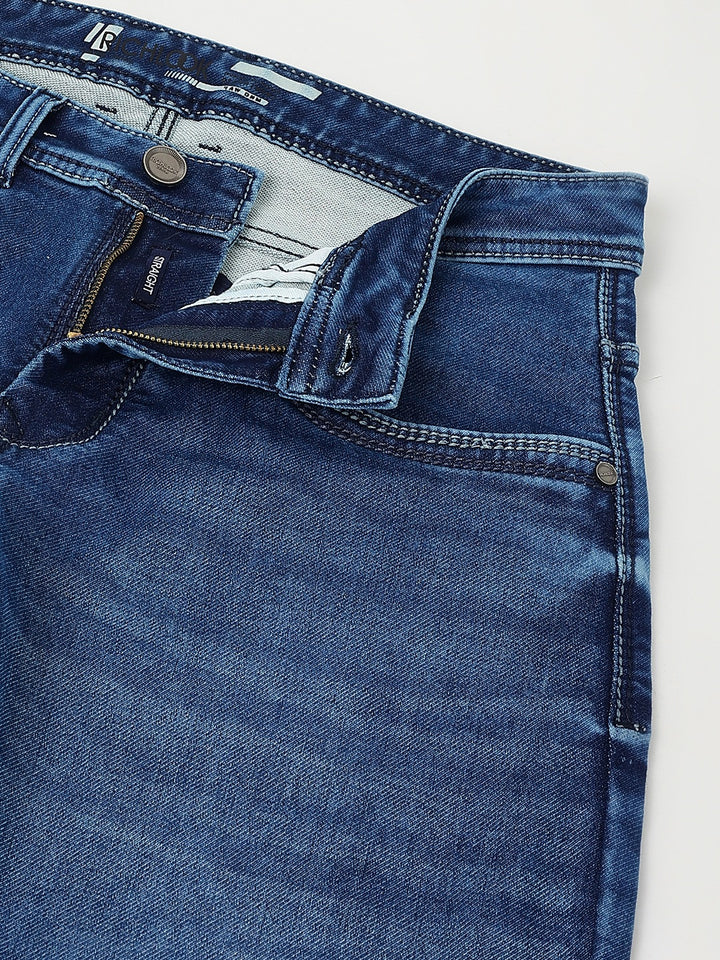 Men Ice Blue Denim Jeans Cool Look Ultimate Comfort
