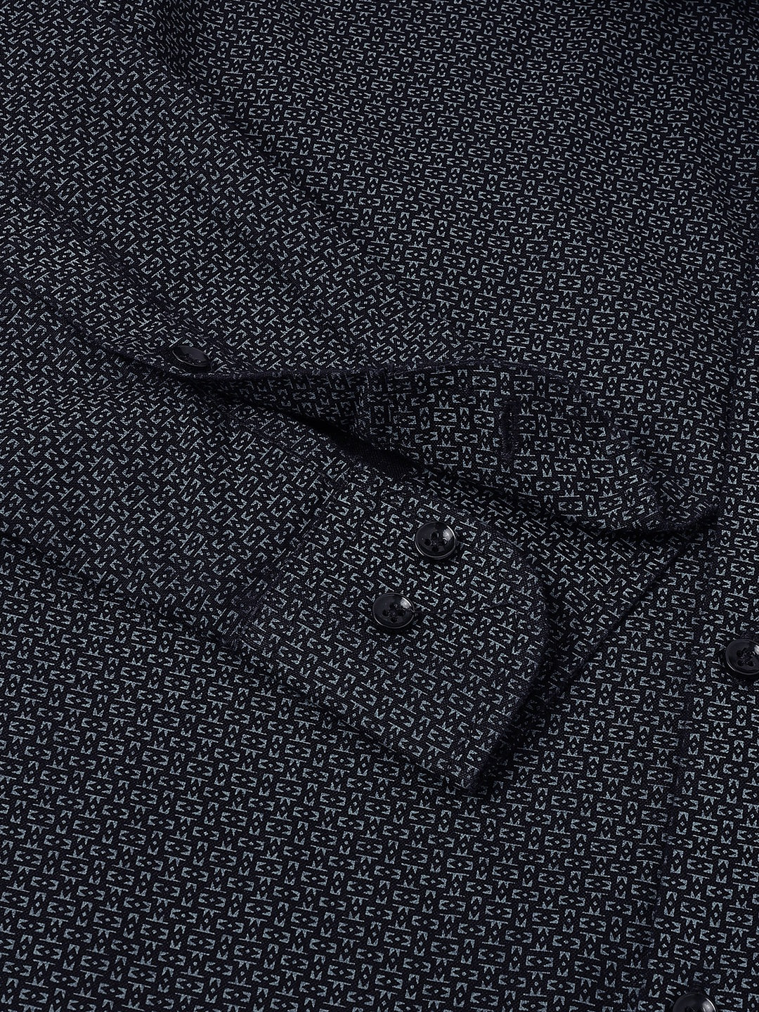 Men Black Grey Club Wear Shirt Shine Bright Stay Stylish