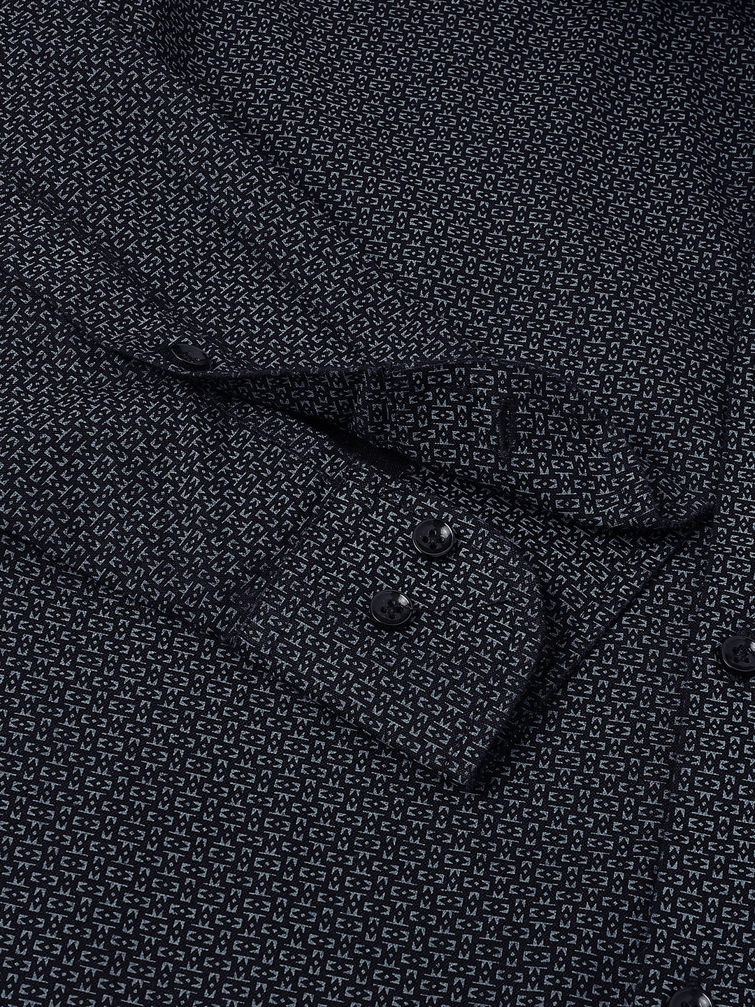 Men Black Grey Club Wear Shirt Shine Bright Stay Stylish