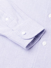Men Blue Regular Fit Solid Formal Shirt