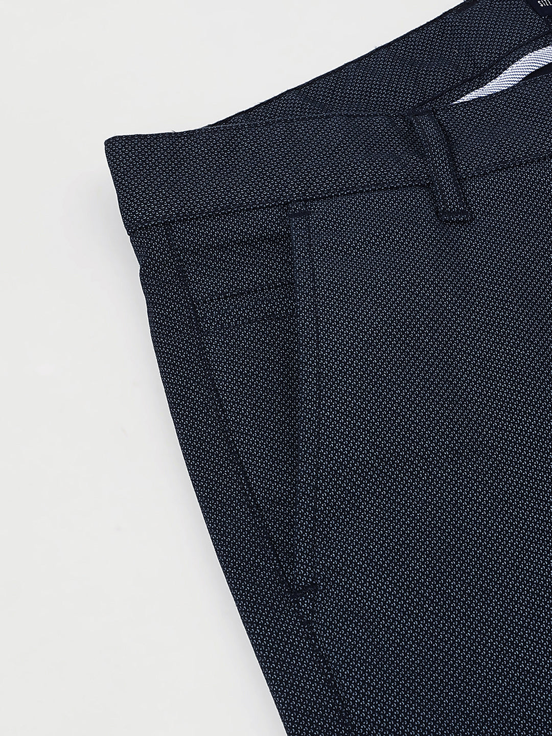Men Navy Casual Trousers Classic Style Unmatched Comfort