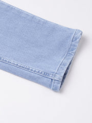 Men Ice Blue Slim Fit Mid Rise Clean Look Strechable Jeans