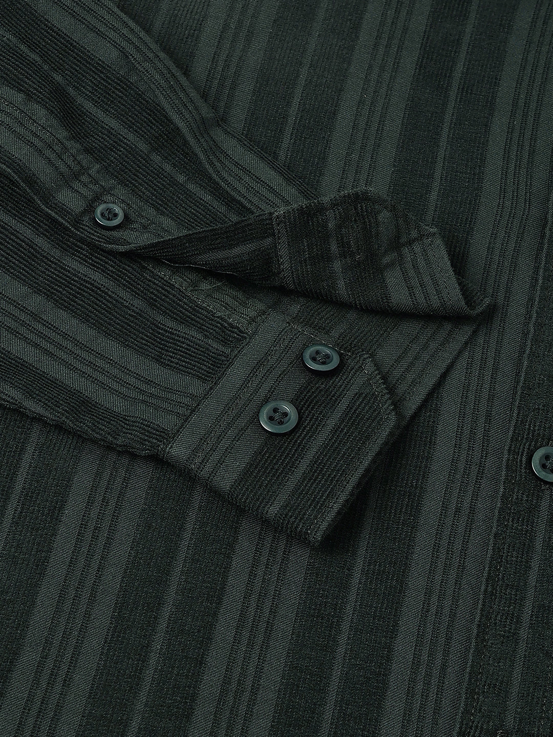 Men Bottle Green Casual Shirt Rich Tone Ultimate Comfort