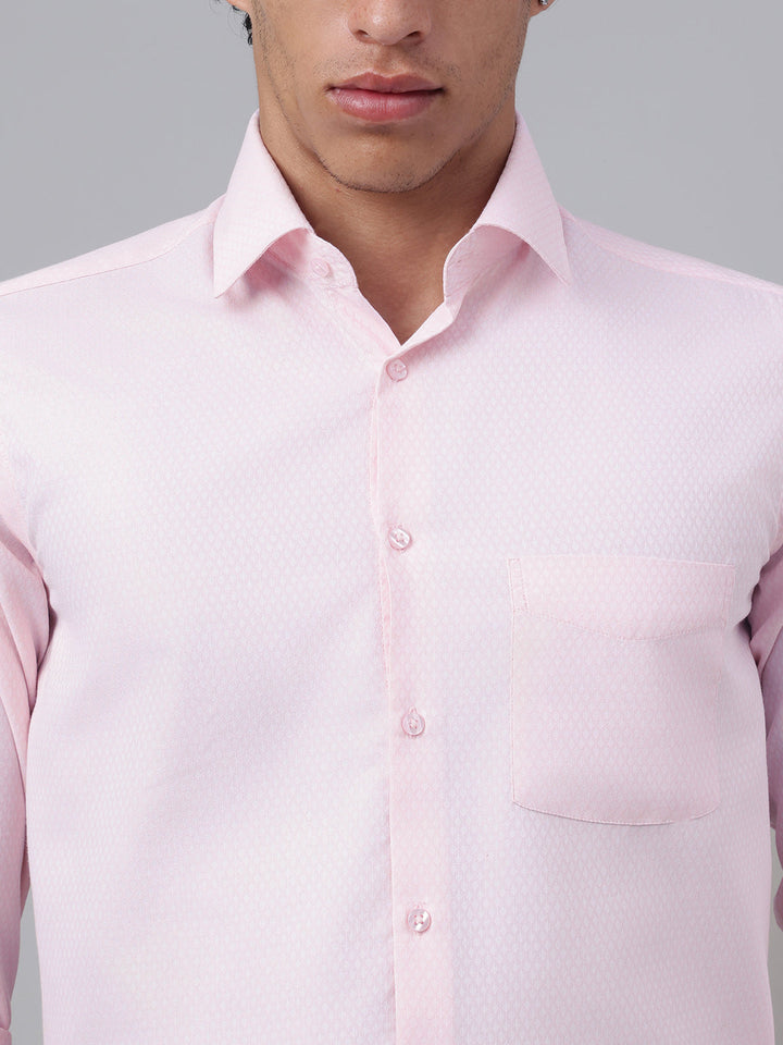 Men Pink Club Wear Shirt Bold Shine Effortless Style