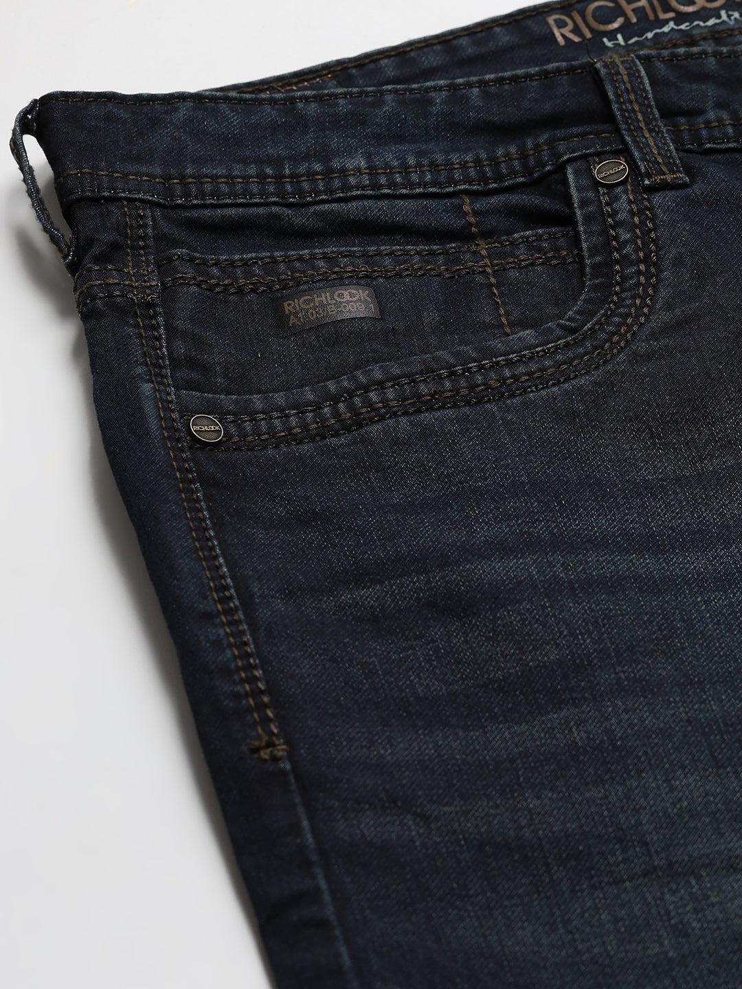 Men’s Tinted Blue Slim Fit Jeans