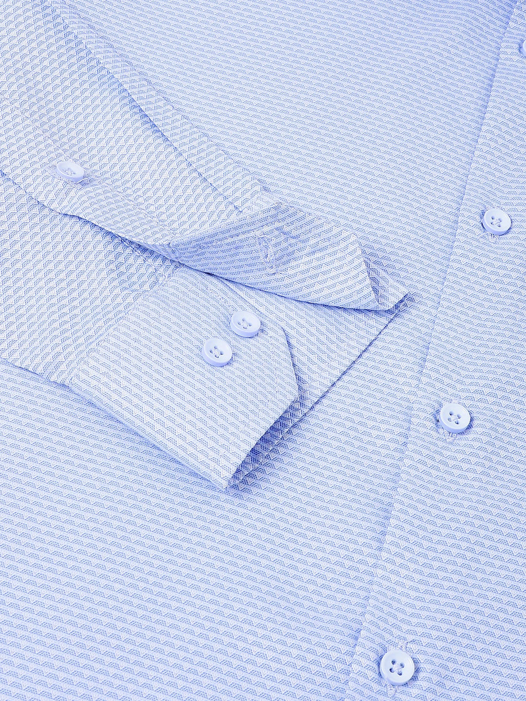 Men Sky Blue Club Wear Shirt Cool Glow Effortless Style