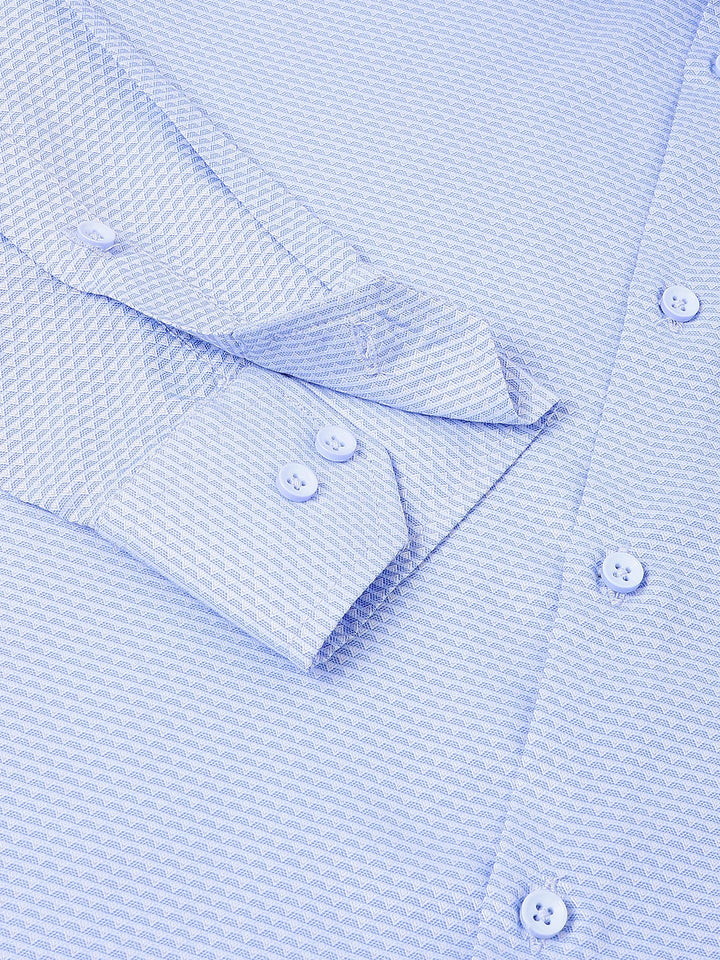 Men Sky Blue Club Wear Shirt Cool Glow Effortless Style