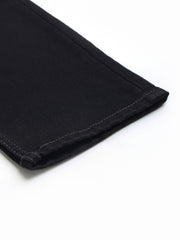 Men Black Slim Fit Mid Rise Clean Look Strechable Jeans