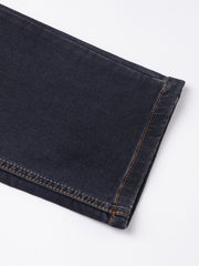 Men Dark Indigo Slim Fit Mid Rise Clean Look Strechable Jeans